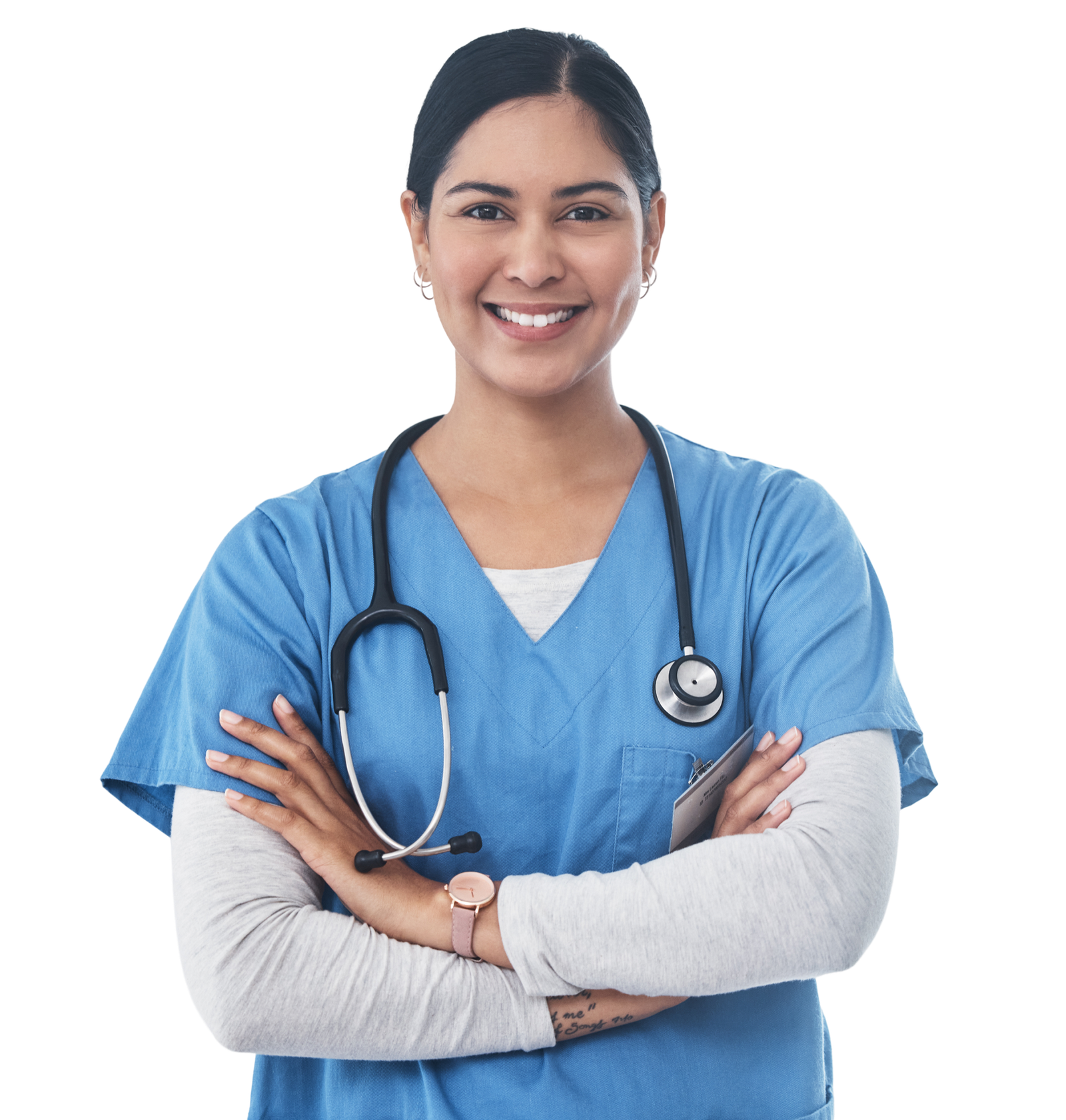 Compassionate caregiver portrait